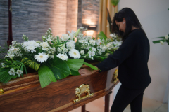 Funeral bouquet for coffin