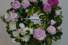 Flower crown with imported flowers