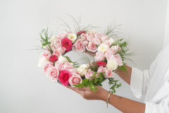 Flower crown with roses